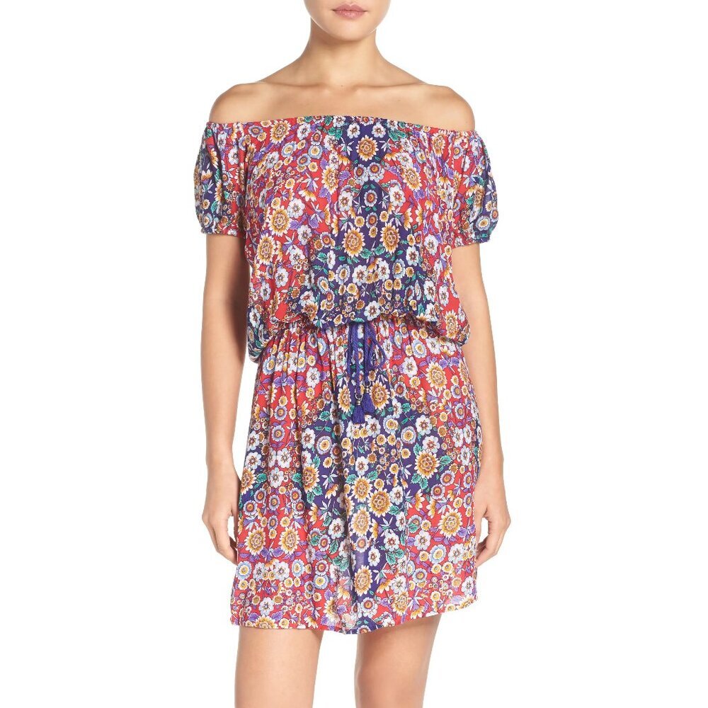 NWT Nanette Lepore Women's Desert Diamond Beach Cover Up Tunic Medium M
